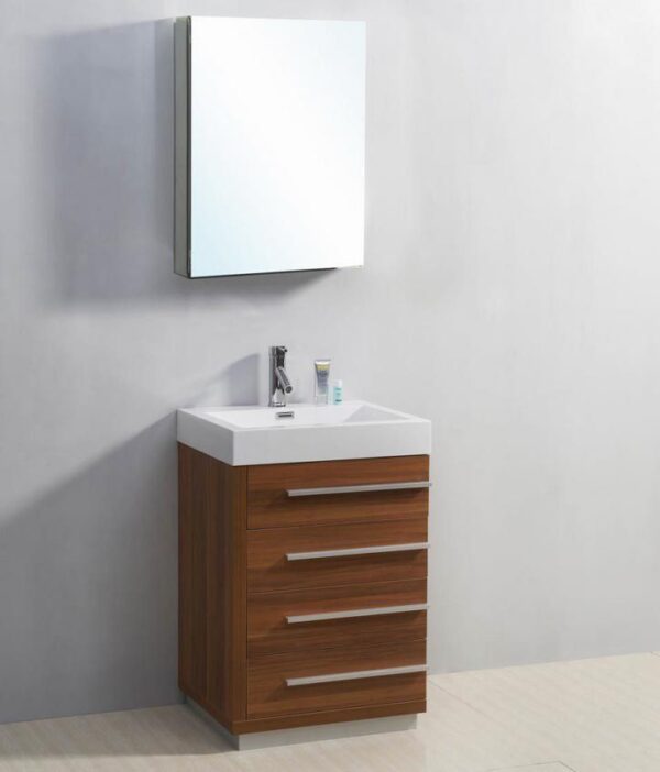 Virtu USA 24" BAILEY Freestanding Modern Bathroom Vanity