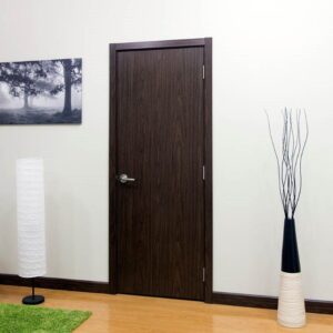 Modern Interior Door M34 Black Walnut laminated MDF