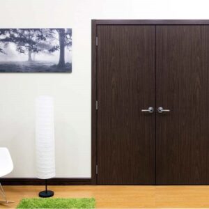 Modern Interior Door M34 Black Walnut laminated MDF