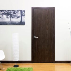 Modern Interior Door M34 Black Walnut laminated MDF