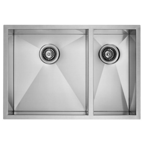 Vigo VG2920BLK1 29 inch Undermount Stainless Steel 16 Gauge Double Bowl Kitchen Sink