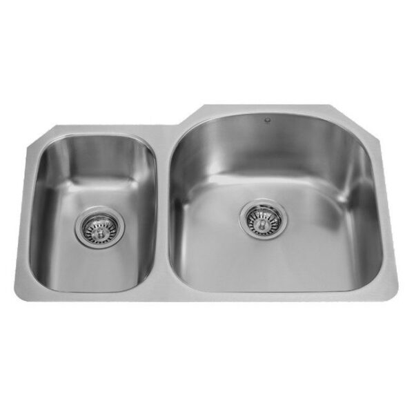 Vigo VG3121R 32-inch Undermount Stainless Steel 18 Gauge Double Bowl Kitchen Sink