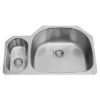 Vigo VG3321R 32-inch Undermount Stainless Steel 18 Gauge Double Bowl Kitchen Sink