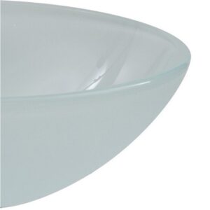 VIGO Vessel Sink VG07043 White Frost Glass