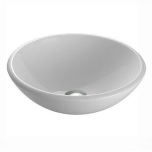 VIGO Vessel Sink White Phoenix Stone Glass VG07039