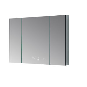 Savera 48 W x 32 H Recessed or Surface-Mount LED Mirror Medicine Cabinet with Defogger