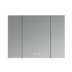 Savera 48 W x 36 H Recessed or Surface-Mount LED Mirror Medicine Cabinet with Defogger