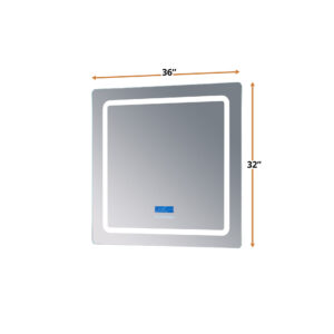 Caldona 36 W x 32 H LED Bathroom Vanity Mirror