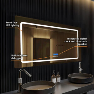 Caldona 48 W x 32 H LED Bathroom Vanity Mirror