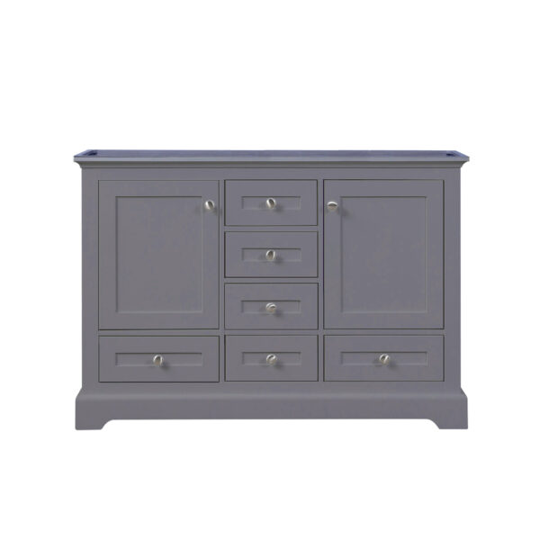 Dukes 48 in. W x 22 in. D Dark Grey Double Bath Vanity