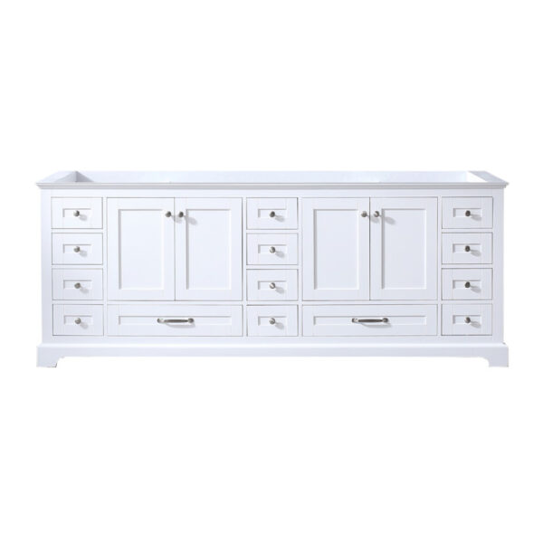 Dukes 84 in. W x 22 in. D White Double Bath Vanity