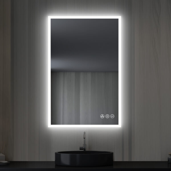 Blossom Beta - 24" LED Mirror Frosted Sides