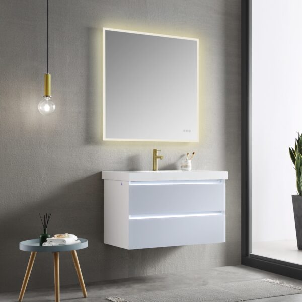 Blossom Beta - 30" LED Mirror Frosted Sides