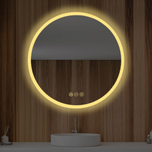 Blossom Orion - 24" Round LED Mirror Frosted Side