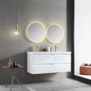 Blossom Orion - 32" Round LED Mirror Frosted Side