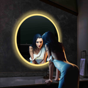 Blossom Orion - 32" Round LED Mirror Frosted Side