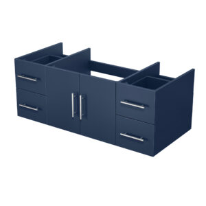 Geneva 48 in. W x 22 in. D Navy Blue Bath Vanity