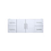 Geneva 48 in. W x 22 in. D Glossy White Bath Vanity