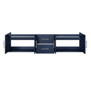 Geneva 80 in. W x 22 in. D Navy Blue Double Bath Vanity