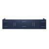 Geneva 84 in. W x 22 in. D Navy Blue Double Bath Vanity