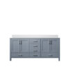 Jacques 60 in. W x 22 in. D Dark Grey Bath Vanity and Cultured Marble Top