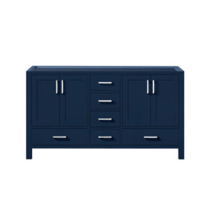 Jacques 60 in. W x 22 in. D Navy Blue Double Bath Vanity