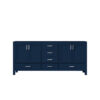 Jacques 72 in. W x 22 in. D Navy Blue Double Bath Vanity