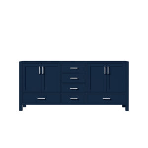 Jacques 72 in. W x 22 in. D Navy Blue Double Bath Vanity