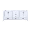 Jacques 80 in. W x 22 in. D White Double Bath Vanity