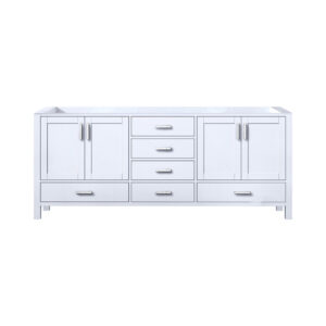 Jacques 80 in. W x 22 in. D White Double Bath Vanity