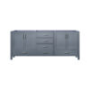 Jacques 80 in. W x 22 in. D Dark Grey Double Bath Vanity