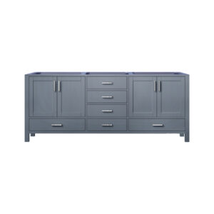 Jacques 80 in. W x 22 in. D Dark Grey Double Bath Vanity