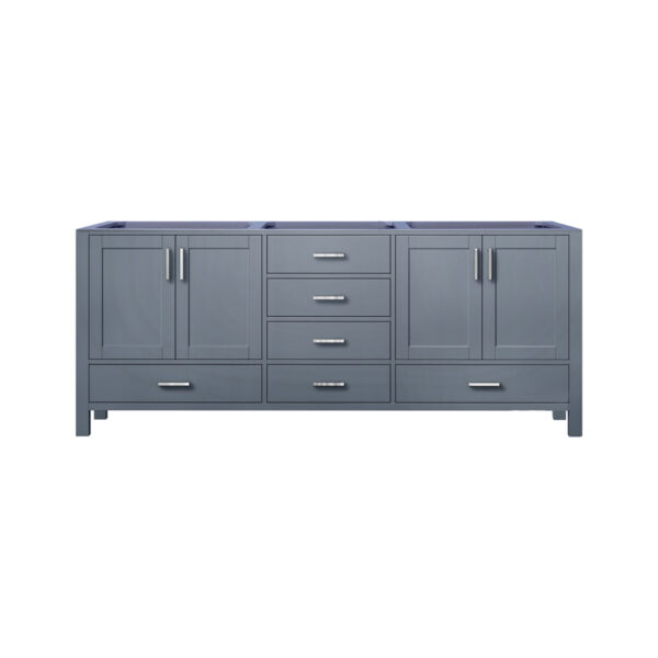 Jacques 80 in. W x 22 in. D Dark Grey Double Bath Vanity