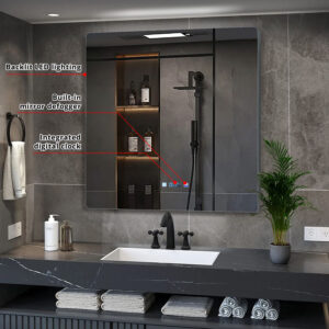 Lugano 36 W x 36 H LED Bathroom Vanity Mirror