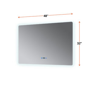 Lugano 48 W x 32 H LED Bathroom Vanity Mirror