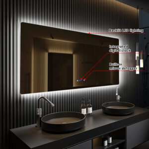 Lugano 60 W x 36 H LED Bathroom Vanity Mirror