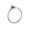 Bagno Nera Stainless Steel Towel Ring in Chrome