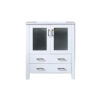 Volez 30W x 18.25D White Bath Vanity and White Ceramic Top