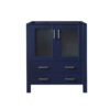 Volez 30W x 18.25D Navy Blue Bath Vanity