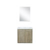 Fairbanks 24W x 20D Rustic Acacia Bath Vanity, Cultured Marble Top and 18Mirror