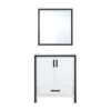 Ziva 30W x 22D White Bath Vanity and 28Mirror