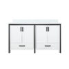 Ziva 60W x 22D White Double Bath Vanity and Cultured Marble Top