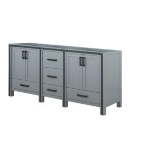 Ziva 72W x 22D Dark Grey Double Bath Vanity