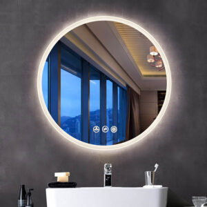 Blossom Orion - 24" Round LED Mirror Frosted Side