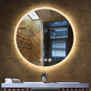 Blossom Orion - 32" Round LED Mirror Frosted Side