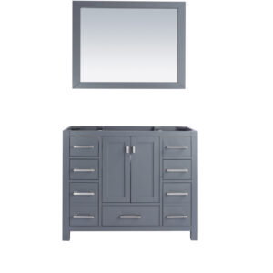 Laviva Wilson 42" Grey Bathroom Vanity Cabinet