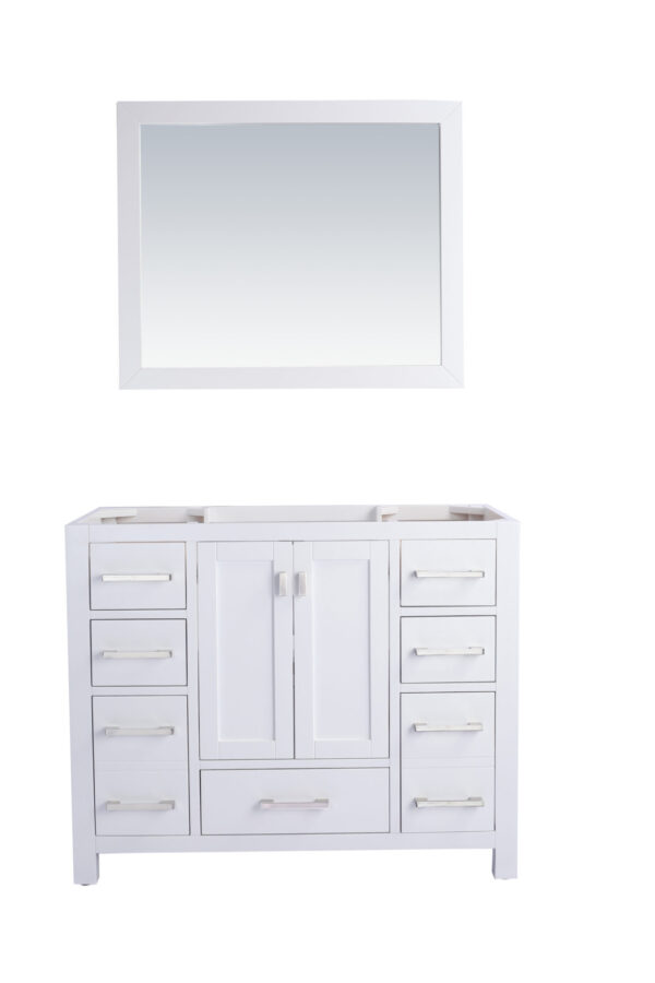 Laviva Wilson 42" White Bathroom Vanity Cabinet