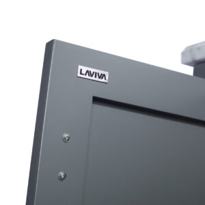 Laviva Wilson 48" Grey Bathroom Vanity with Matte White VIVA Stone Solid Surface Countertop