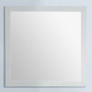 Laviva Sterling 30" Framed Square Soft White Mirror