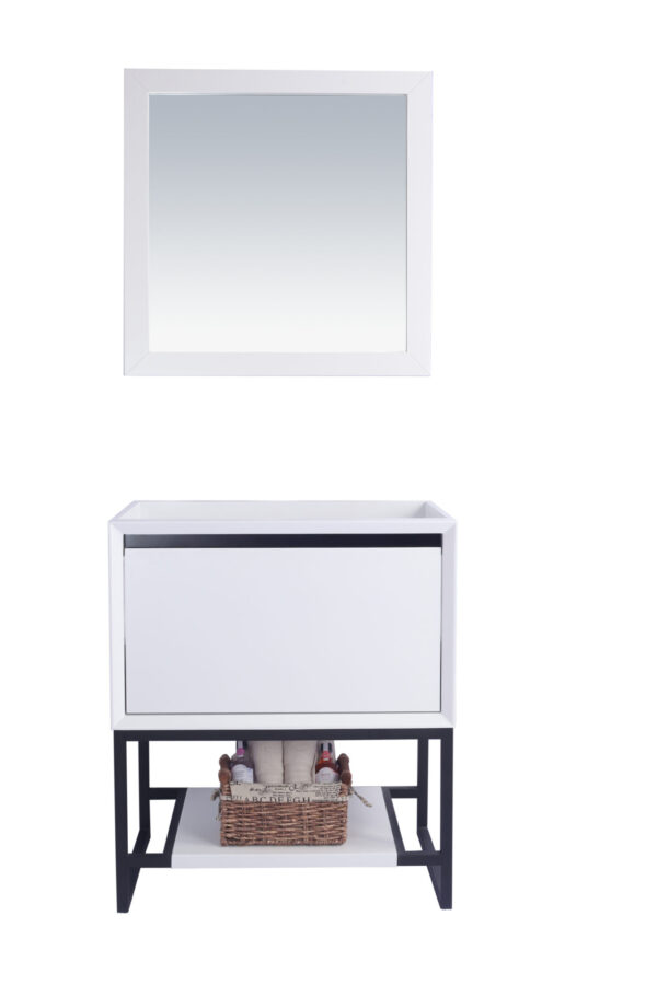 Laviva Alto 30" White Bathroom Vanity Cabinet